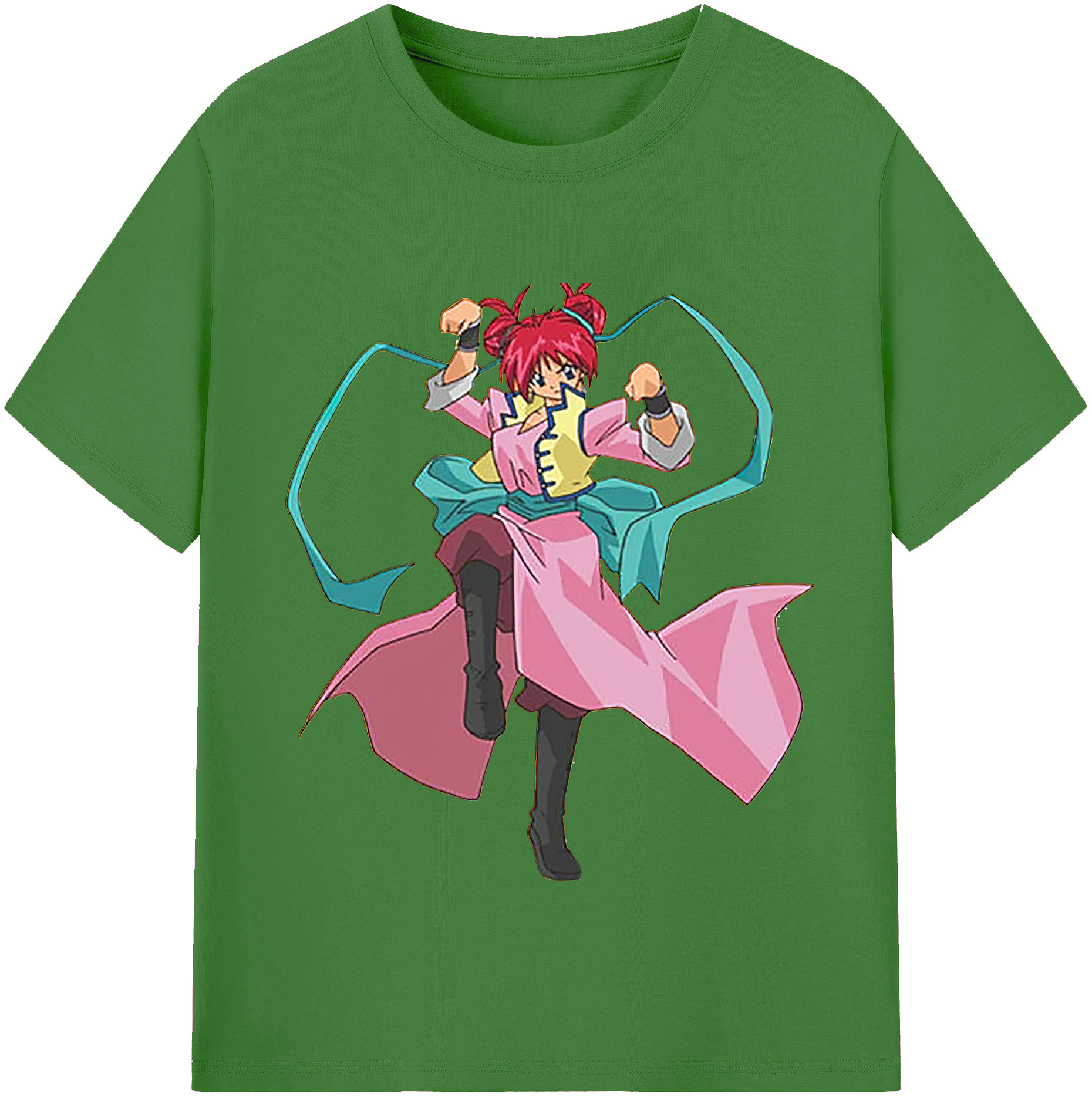 （画像用） 遊☆戯☆王 Yu-Gi-Oh! レディースカジュアルプリントTシャツ（綿100％）